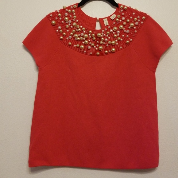 Anthropologie Moth Brienne embellished sweater - Picture 4 of 8